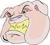 Vector clipart: bulldog