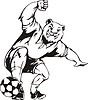 Vector clipart: cougar mascot