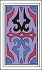 Vector clipart: back of playing card