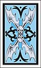 Vector clipart: back of playing card