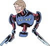 Vector clipart: cyborg