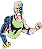 Vector clipart: cyborg