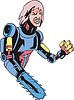 Vector clipart: cyborg