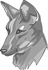 Vector clipart: shepherd dog