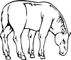 Vector clipart: hipparion