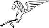 Vector clipart: Pegasus