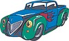 Vector clipart: hot rod