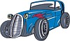 Vector clipart: hot rod