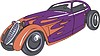 Vector clipart: hot rod