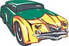 Vector clipart: hot rod