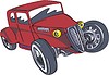 Vector clipart: hot rod