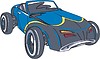 Vector clipart: hot rod