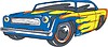 Vector clipart: hot rod