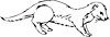 Vector clipart: least weasel