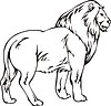 Vector clipart: lion