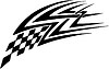 Vector clipart: racing graphics