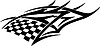 Vector clipart: racing graphics
