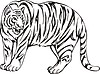 Vector clipart: tiger