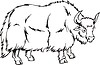 Vector clipart: yak