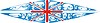 Vector clipart: Union Jack tribal tattoo