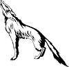 Vector clipart: wolf