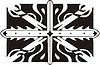 Vector clipart: Union Jack ornamental pattern