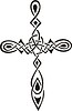 Vector clipart: tribal cross