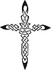 tribal cross tattoo