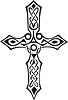 Vector clipart: tribal cross