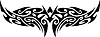 Vector clipart: symmetrical tattoo