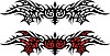 Vector clipart: symmetrical tattoo