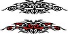 Vector clipart: symmetrical tattoo