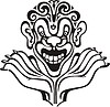 Vector clipart: clown tattoo