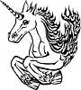 Vector clipart: unicorn