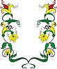 Vector clipart: heraldic wreath