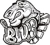 Vector clipart: blues (graffiti)