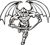 Vector clipart: demon