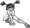 Vector clipart: anime