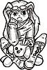 Vector clipart: anime