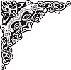 Vector clipart: celtic decorative corner