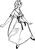 Vector clipart: girl