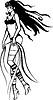 Vector clipart: girl