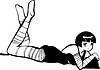 Vector clipart: girl