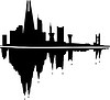 Vector clipart: Moscow City project skyline