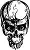 Vector clipart: skull