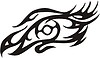 Vector clipart: eye tattoo