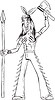 Vector clipart: American Indian