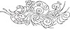 Vector clipart: complex ornamental pinstripe