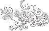 Vector clipart: complex ornamental pinstripe