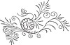 Vector clipart: complex ornamental pinstripe